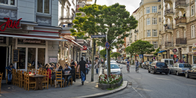 Restaurant in the Portuguese Quarter in Hamburg.
