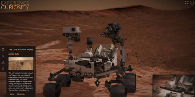 Voyagez sur Mars comme si vous y étiez grâce à la Nasa