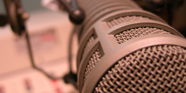 Speak into the microphone.