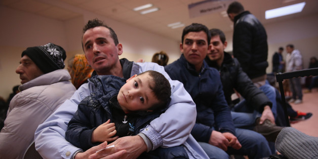 Flüchtlinge aus dem Balkan im Berlin im März 2015