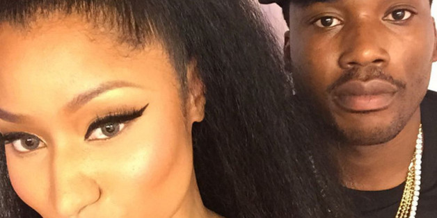 Dieses Foto teilte Nicki Minaj mit ihren Fans nach ihrem Auftritt mit Freund Meek Mill in Chicago
