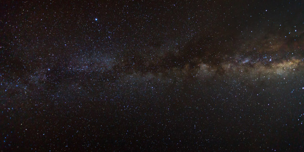 Milky Way galaxy, Long exposure photograph