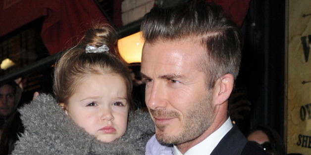 David Beckham mit seiner Tochter