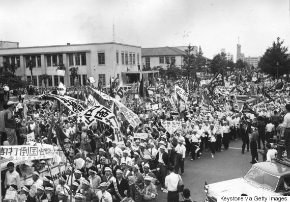 kishi protest