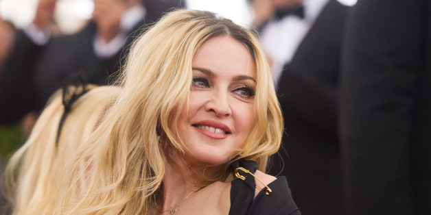 Madonna arrives at The Metropolitan Museum of Art's Costume Institute benefit gala celebrating "China: Through the Looking Glass" on Monday, May 4, 2015, in New York. (Photo by Charles Sykes/Invision/AP)