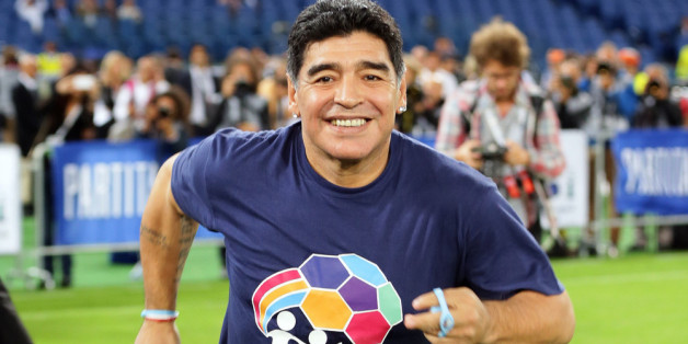 So fit wie auf diesem Bild sieht Diego Maradona in seinem neuen Video nicht aus