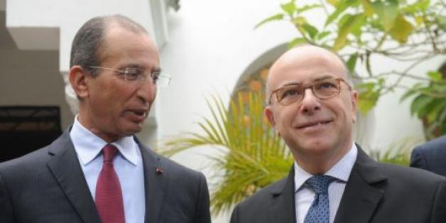 Mohamed Hassad et Bernard Cazeneuve, les ministres de l'Intérieur marocain et français