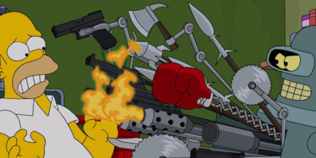Bender aus "Futurama" wird eine Auftritt bei den "Simpsons" haben