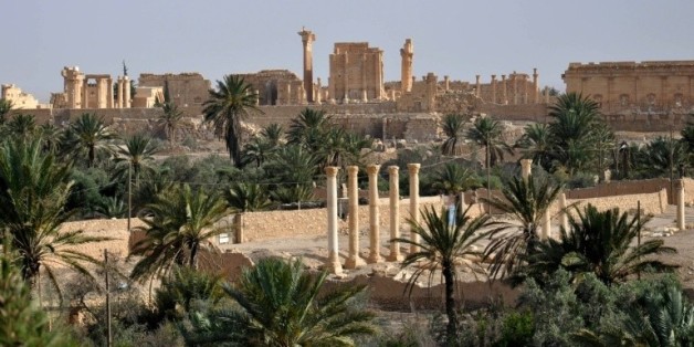 Photo prise le 18 mai 2015 de la cité antique de Palmyre en Syrie