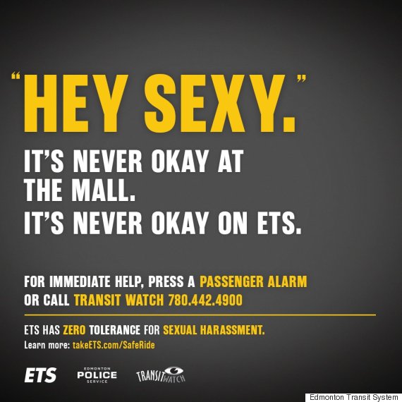 Edmonton Transit Campaign Uses Blunt Posters To Fight Harassment
