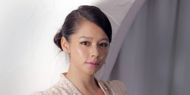 Vivian Hsu poses at the 68th edition of the Venice Film Festival in Venice, Italy, Thursday, Sept. 1, 2011. (AP Photo/Joel Ryan)