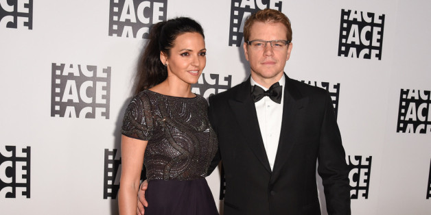 Matt Damon und seine Ehefrau Luciana Barroso feiern am 9. Dezember 2015 ihren zehnten Hochzeitstag