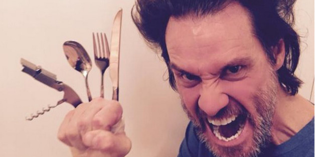 Jim Carrey kann als Wolverine durchaus mit Hugh Jackman mithalten