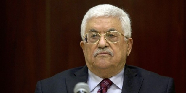Le président palestinien Mahmoud Abbas préside une réunion du Comité exécutif de l'Organisation de libération de la Palestine à Ramallah le 22 août 2015