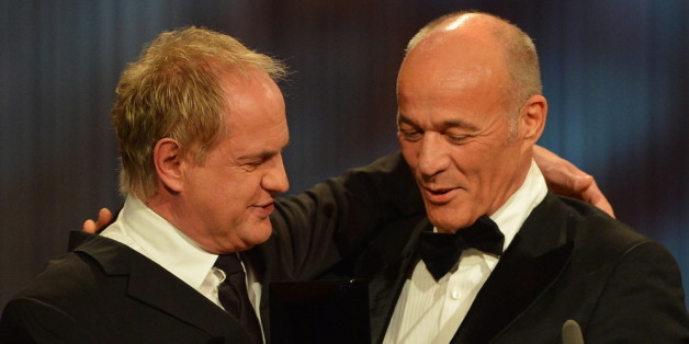 Enge Freunde: Uwe Ochsenknecht und Heiner Lauterbach beim Semperopernball 2013