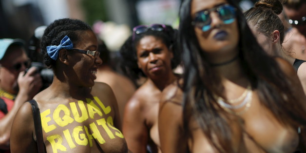 PHOTOS. Une manifestation seins nus partout dans le monde pour l'égalité