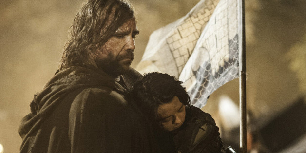 The Hound (McCann) - in der deutschen Version der Bluthund - mit Arya Stark (Williams) zu Pferde