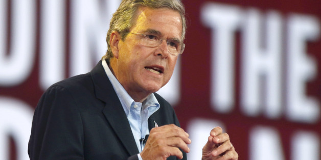 Republican presidential candidate, former Florida Gov. Jeb Bush, speaks at the Defending the American Dream summit hosted by Americans for Prosperity, Friday, Aug. 21, 2015, at the Greater Columbus Convention Center in Columbus, Ohio. (AP Photo/Paul Vernon)