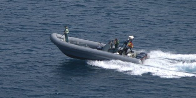 Traqueur de haschich dans le détroit de Gibraltar