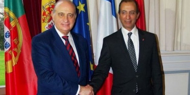 Les ministres de l'Intérieur espagnol et marocain, Jorge Fernandez Diaz et Mohammed Hassad