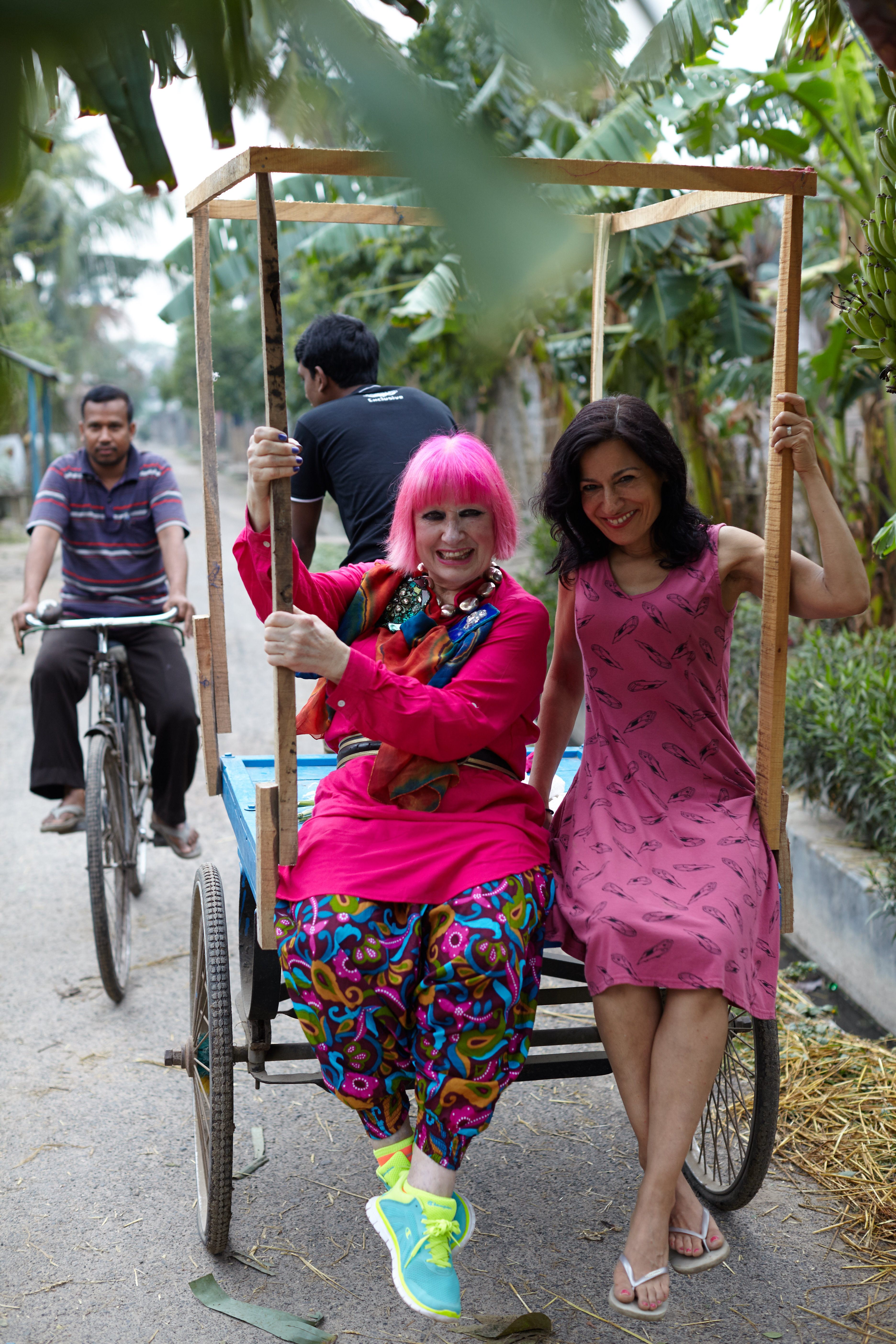 zandra rhodes and safia minney