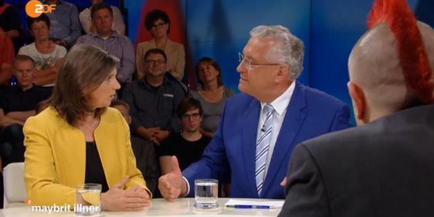 Sascha Lobo und Joachim Herrmann lieferten sich einen erhellenden Schlagabtausch