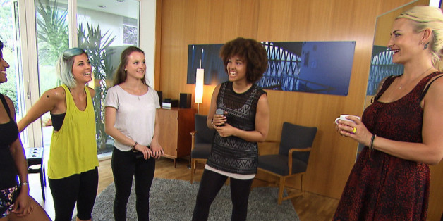Sarah Connor besucht die "Popstars"-Kandidatinnen