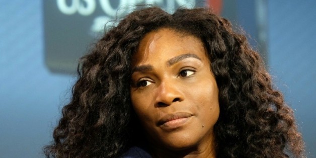 L'Américaine Serena Williams, numéro 1 mondiale, en conférence de presse avant le début de l'US Open à New York le 27 août 2015