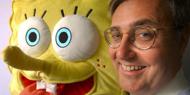 ** RETRANSMISSION TO CORRECT JEFF DUNN"S TITLE TO PRESIDENT OF NICKELODEON ENTERPRISES, NOT PRESIDENT OF NICKELODEON ** Jeff Dunn, president of Nickelodeon Enterprises, stands with Sponge Bob Square Pants Friday, Jan. 31, 2003 in New York. Nickelodeon has won the hearts of children and the wallets of their parents by parlaying the success of it's TV hits like "Spongebob SquarePants" into a slew of hot products. (AP Photo/ Teru Iwasaki)