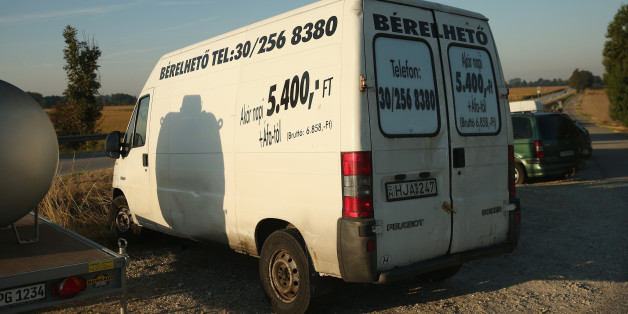 Bei diesem Schlepper-Kleinlaster war die Hecktür durch eine Vorhängeschloss verschlossen