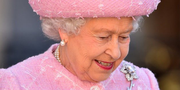 PARIS, FRANCE - JUNE 05: Queen Elizabeth II arrives to attend a meeting with French President Francois Hollande (not seen) at the Elysee Presidential Palace on June 5, 2014 in Paris, France. The Queen and Britain's Prince Philip, Duke of Edinburgh, are in France for a state visit to mark the 70th anniversary of the D-Day landings on Friday, June 06, 2014. (Photo by Mustafa Yalcin/Anadolu Agency/Getty Images)