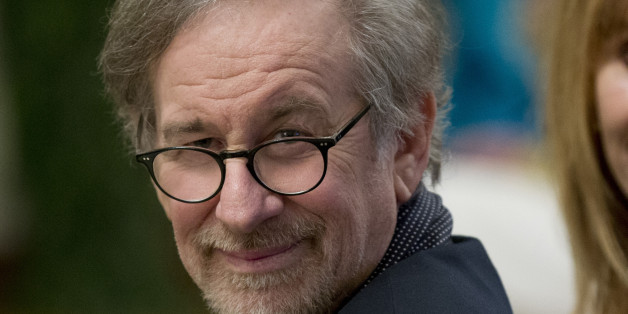 FILE - In this Dec. 7, 2014 file photo, filmmaker Steven Spielberg attend the reception in the East Room of the White House in Washington. New York hedge fund billionaire George Soros and Hollywood director Steven Spielberg are among the biggest donors to a super PAC backing Hillary Rodham Clinton's Democratic campaign for president, according to an official at the super PAC, speaking on condition of anonymity because he was not authorized to discuss the group's fundraising. (AP Photo/Manuel