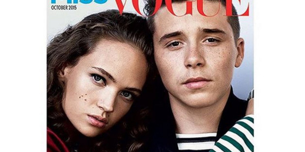 Brooklyn Beckham posierte für die "Miss Vogue"