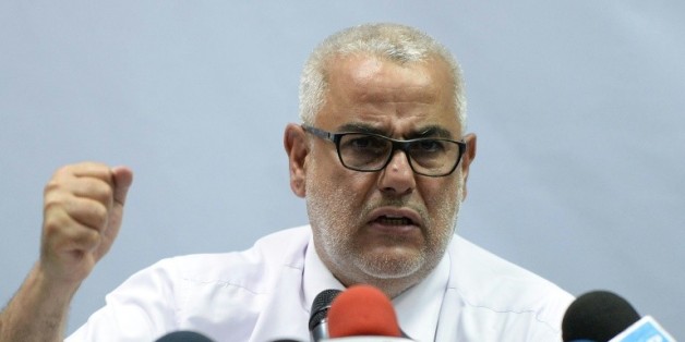 Le Premier ministre et et secrétaire général du Parti Justice et Développement (PJD), Abdelilah Benkirane s'adresse à la presse le 5 septembre à Raba