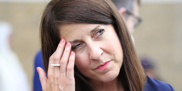Labour leadership contender Liz Kendall visits the Gurdwara Sri Guru Singh Sabha Southall, west London. PRESS ASSOCIATION Photo. Picture date: Wednesday August 12, 2015. Photo credit should read: Jonathan Brady/PA Wire