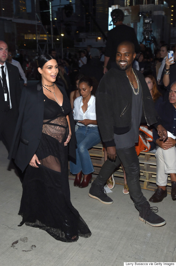 Kim Kardashian Puts Her Upcoming Baby Front And Centre At New York ...