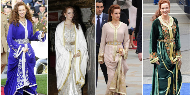 Les plus beaux caftans de la princesse Lalla Salma