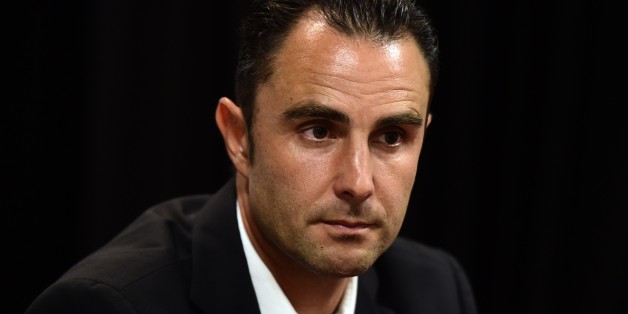 Former employee of HSBC Private Bank in Geneva, French Herve Falciani, looks on during a press conference on his book 'La Caja Fuerte de los Evasores' (The Evaders' Strongbox) in Madrid, on May 25, 2015. Last February international newspapers revealed, after studying stolen documents supplied by Herve Falciani, that the HSBC Swiss Private Bank allegedly helped over 120,000 clients to hide 180.6 billion euros ($193.6 billion) from tax authorities. AFP PHOTO/ GERARD JULIEN (Photo credit should read GERARD JULIEN/AFP/Getty Images)