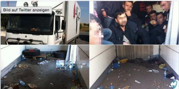 Österreichische Polizei befreit 42 Flüchtlinge aus Kühllaster