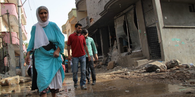 Zerstörungen in Cizre nach den Kämpfen zwischen PKK und türkischem Militär