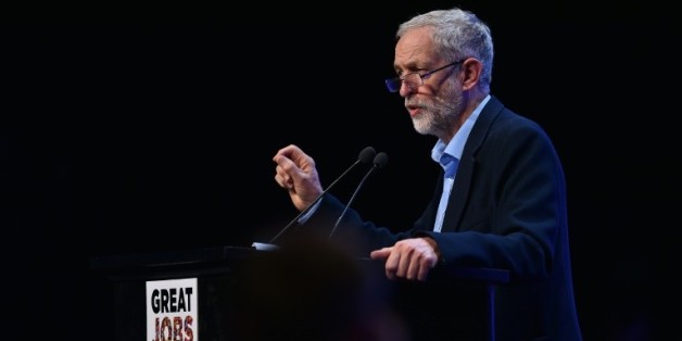 Le nouveau leader radical du Labour, Jeremy Corbyn, au congrès de la confédération syndicale britannique TUC à Brighton, le 15 septembre 2015