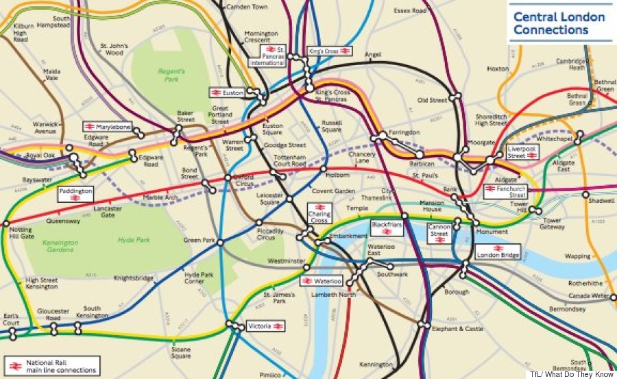 London Underground: Geographically Accurate Map Obtained By Freedom Of ...