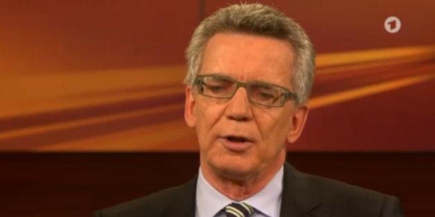 Thomas de Maziere bei "Anne Will"