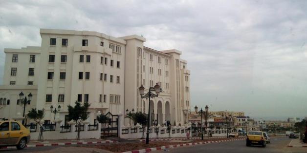 Une vue du tribunal de Mostaganem