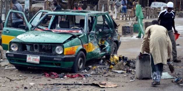 Une explosion a eu lieu dans le marché de Maiduguri (nord-est du Nigeria), le 31 juillet 2015 © AFP/Archives