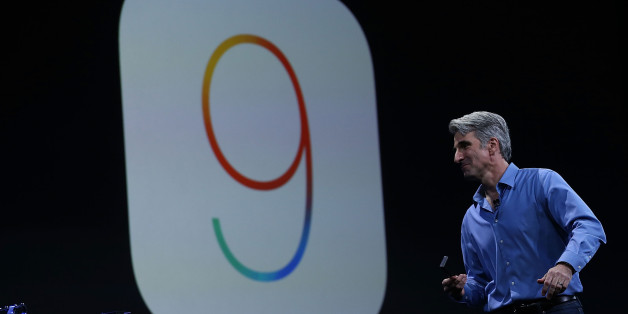 SAN FRANCISCO, CA - JUNE 08: Craig Federighi, Apple senior vice president of Software Engineering, speaks about iOS 9 during Apple WWDC on June 8, 2015 in San Francisco, California. Apple annouced a new OS X, El Capitan, and iOS 9 during the keynote at the annual developers conference that runs through June 12. (Photo by Justin Sullivan/Getty Images)
