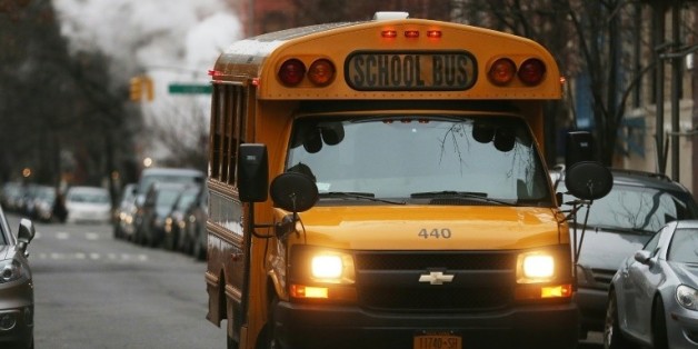 Un bus scolaire à New York, le 15 janvier 2013