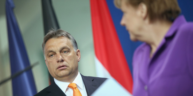 Der ungarische Staatschef Viktor Orban bei einem Besuch in Berlin