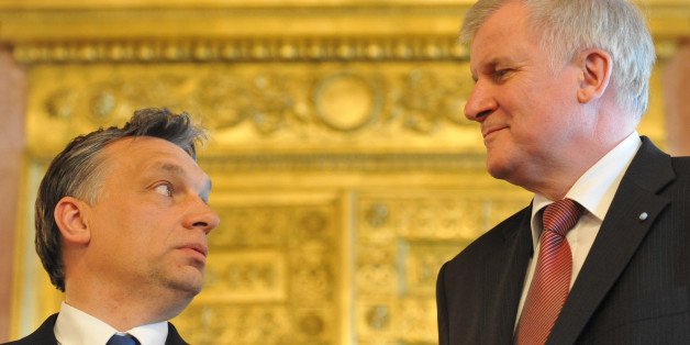 Verstehen sich gut: Orban (l.) und Seehofer