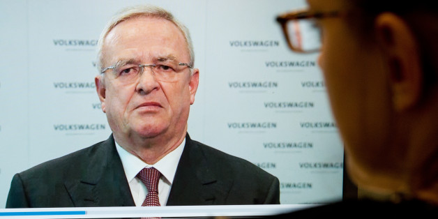 A woman watches a video statement by Volkswagen AGÂ CEO Martin Winterkorn, on the company's website, in Hanover, Germany, Tuesday Sept. 22, 2015. Winterkorn apologized for the manipulations of VW diesel cars in the U.S. to defeat emission tests , and promised a fast and thorough investigation. (Julian Sratenschulte/dpa via AP)